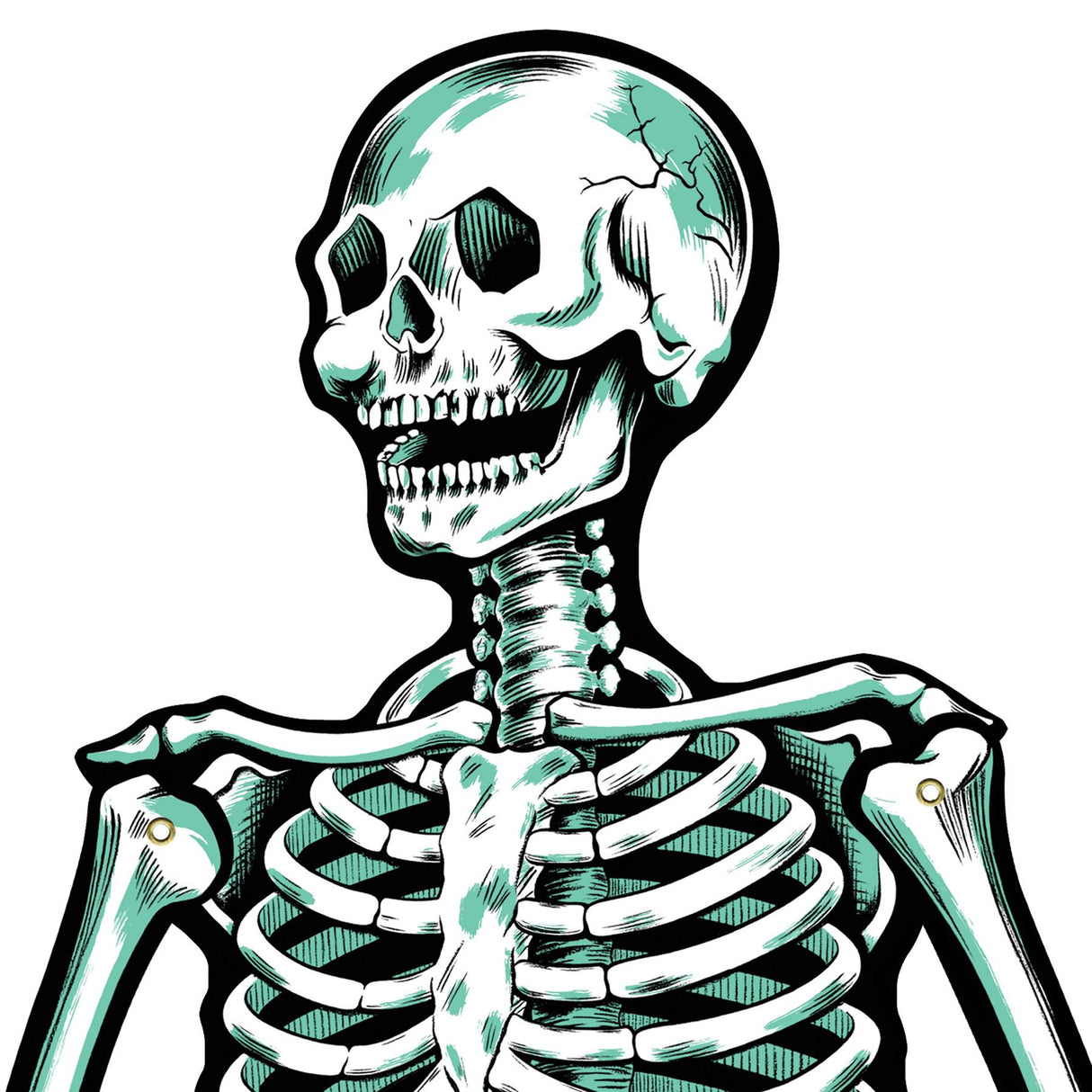 Beistle Retro Jointed Skeletons (Set of 2)