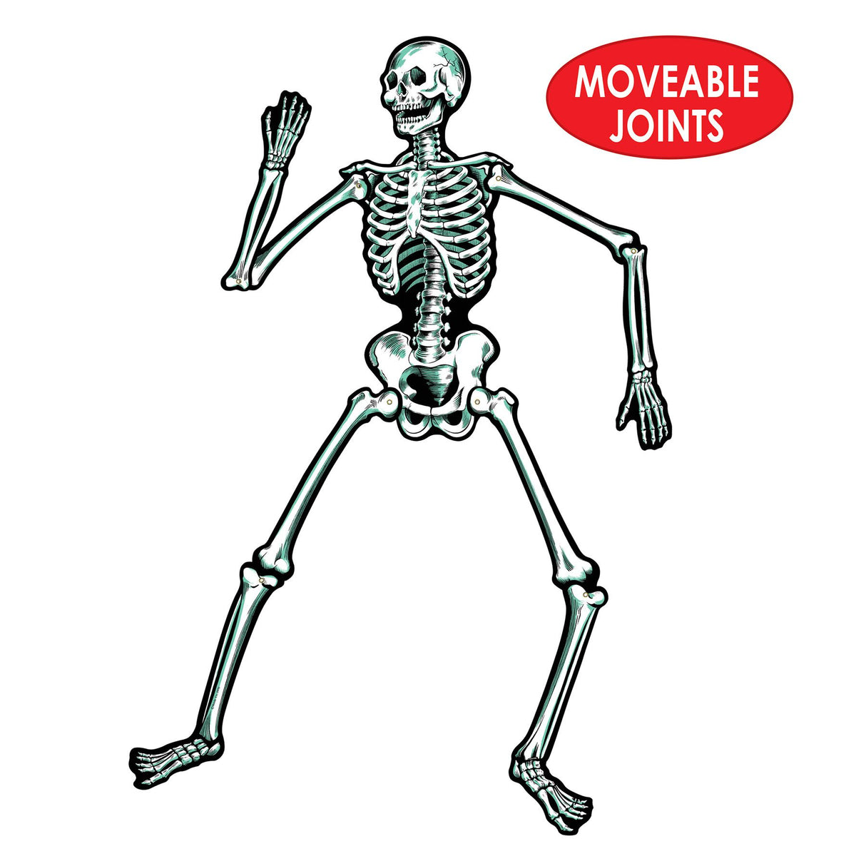 Beistle Retro Jointed Skeletons (Set of 2)