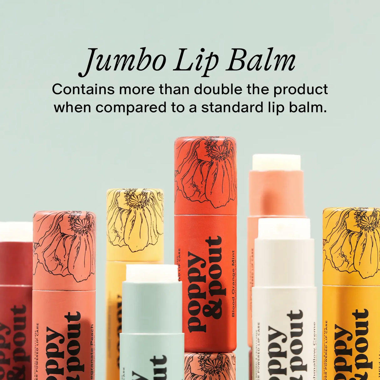 Poppy & Pout All-Natural Lip Balm | Multiple Flavors
