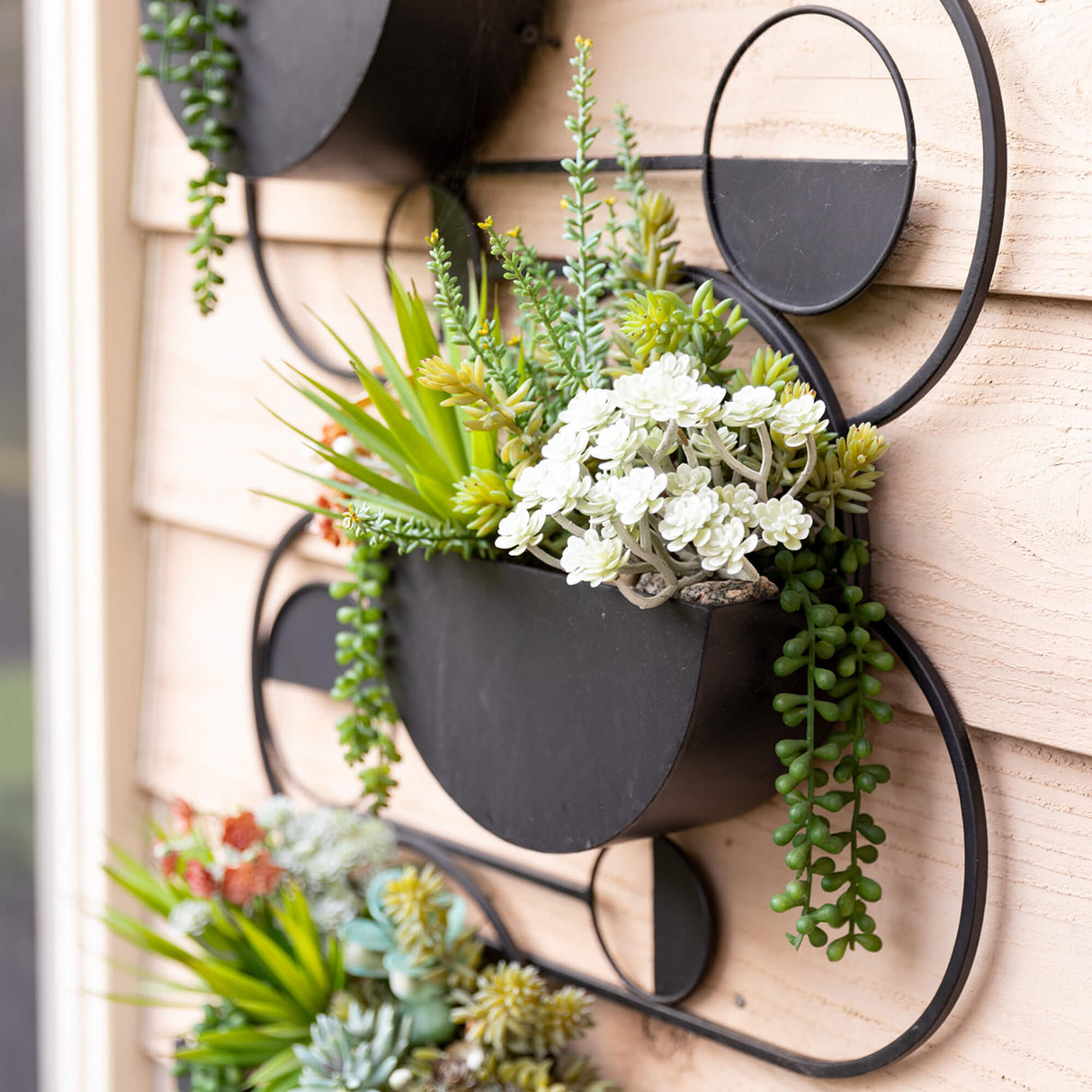 Textured Green Succulent Pick
