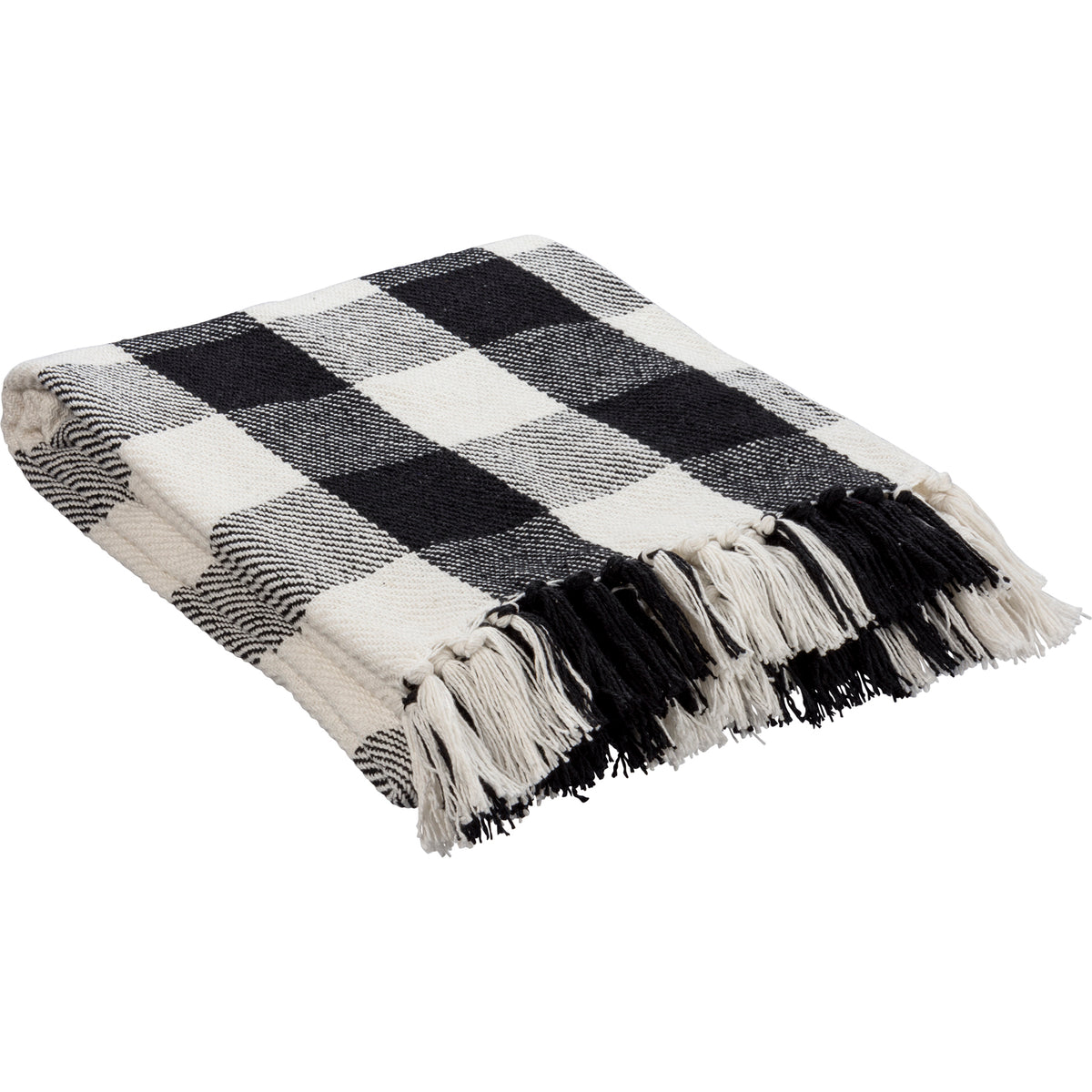 Black Buffalo Check Throw Blanket