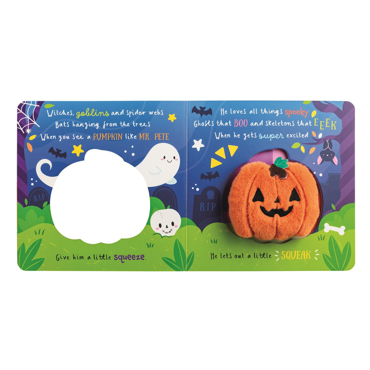 Pumpkin Halloween Plush Rhyming Book