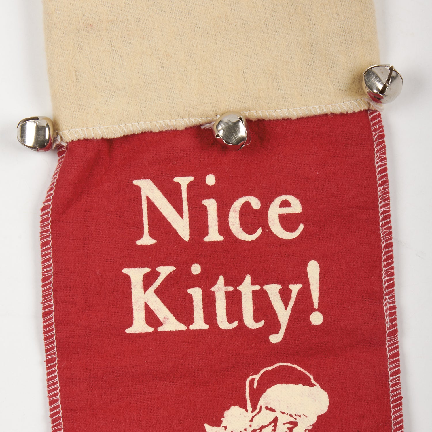 Nice Kitty! Red Pet Stocking
