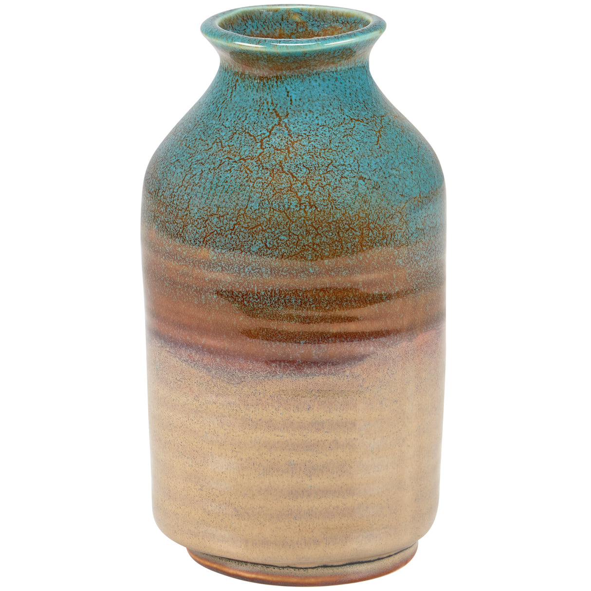 Ceramic Stoneware Blue Ombre Vase