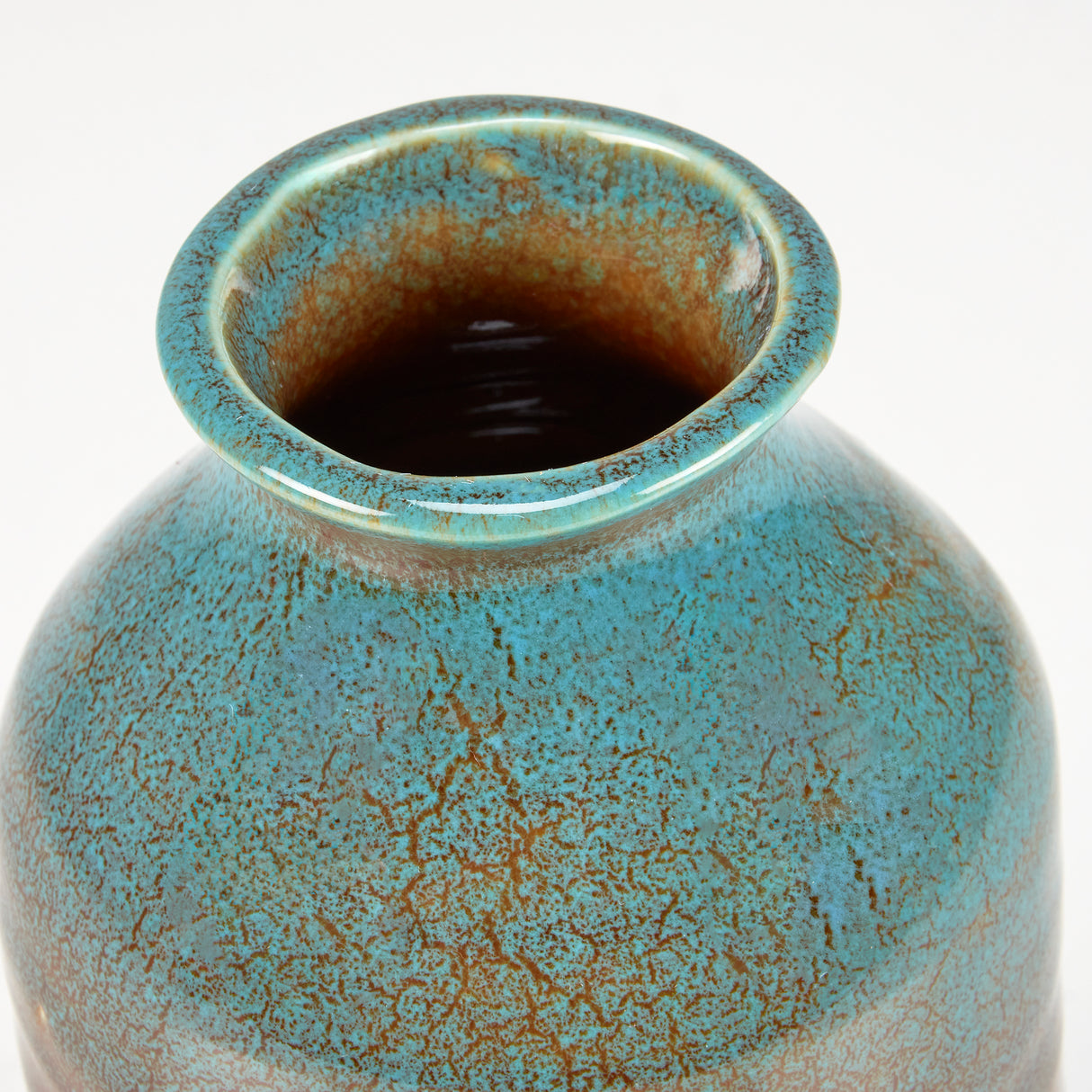 Ceramic Stoneware Blue Ombre Vase