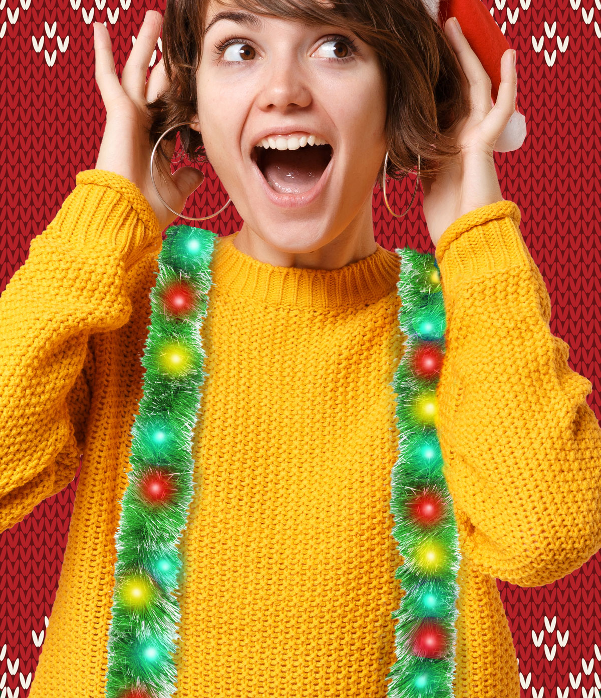Uncle Bob’s Tacky Tinsel Light-Up Suspenders