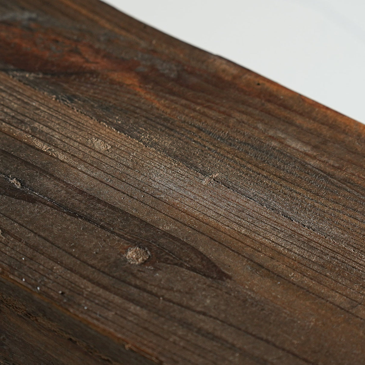 Rustic Long Wood Tabletop Display Pedestal