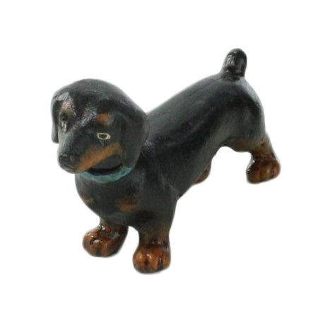 Distressed Hand-Painted Cast Iron Dog Breeds