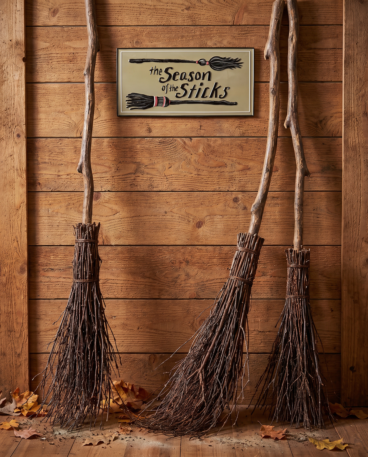 The Season of the Sticks Metal Wall Sign