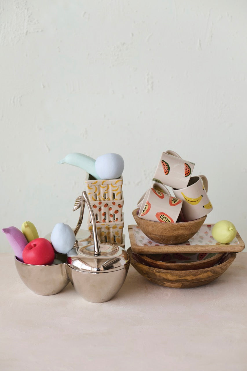 Pastel Resin Decorative Fruit