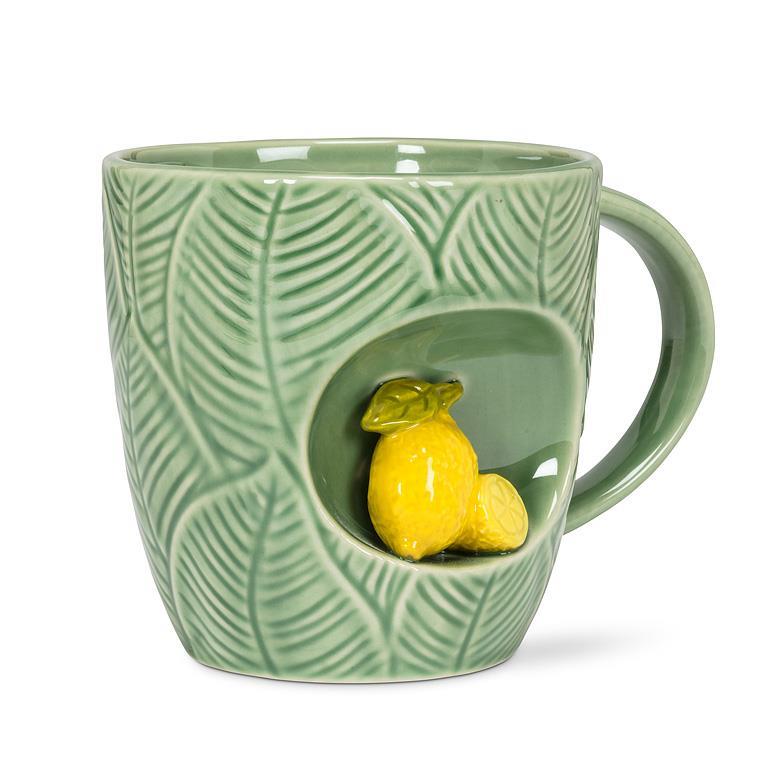 Leafy Lemon Alcove 3D Coffee Mug