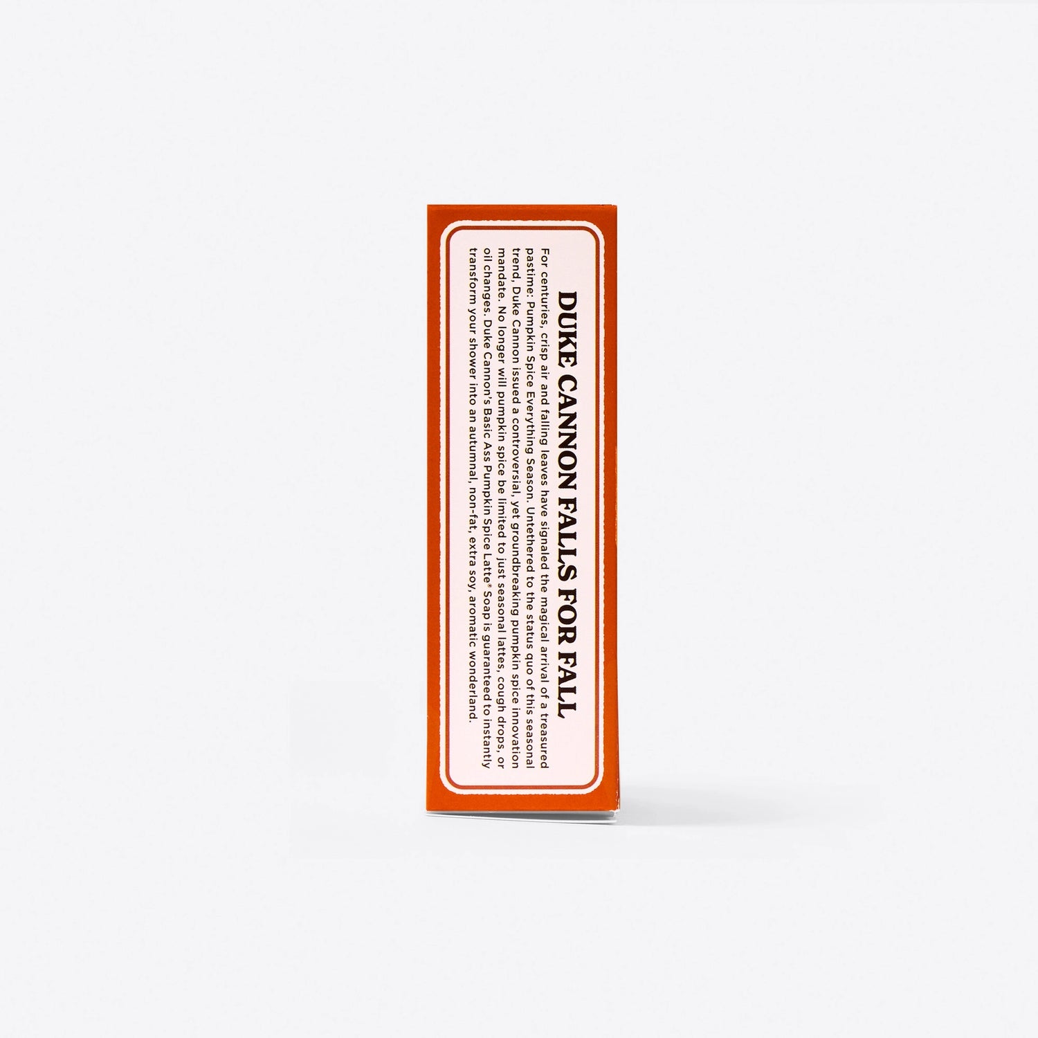 Pumpkin Spice Latte Brick of Soap | Duke Cannon