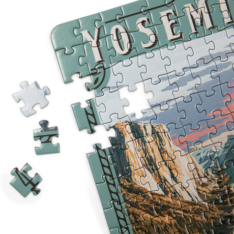 Protect Our National Parks Yosemite Mini Shaped Jigsaw Puzzle