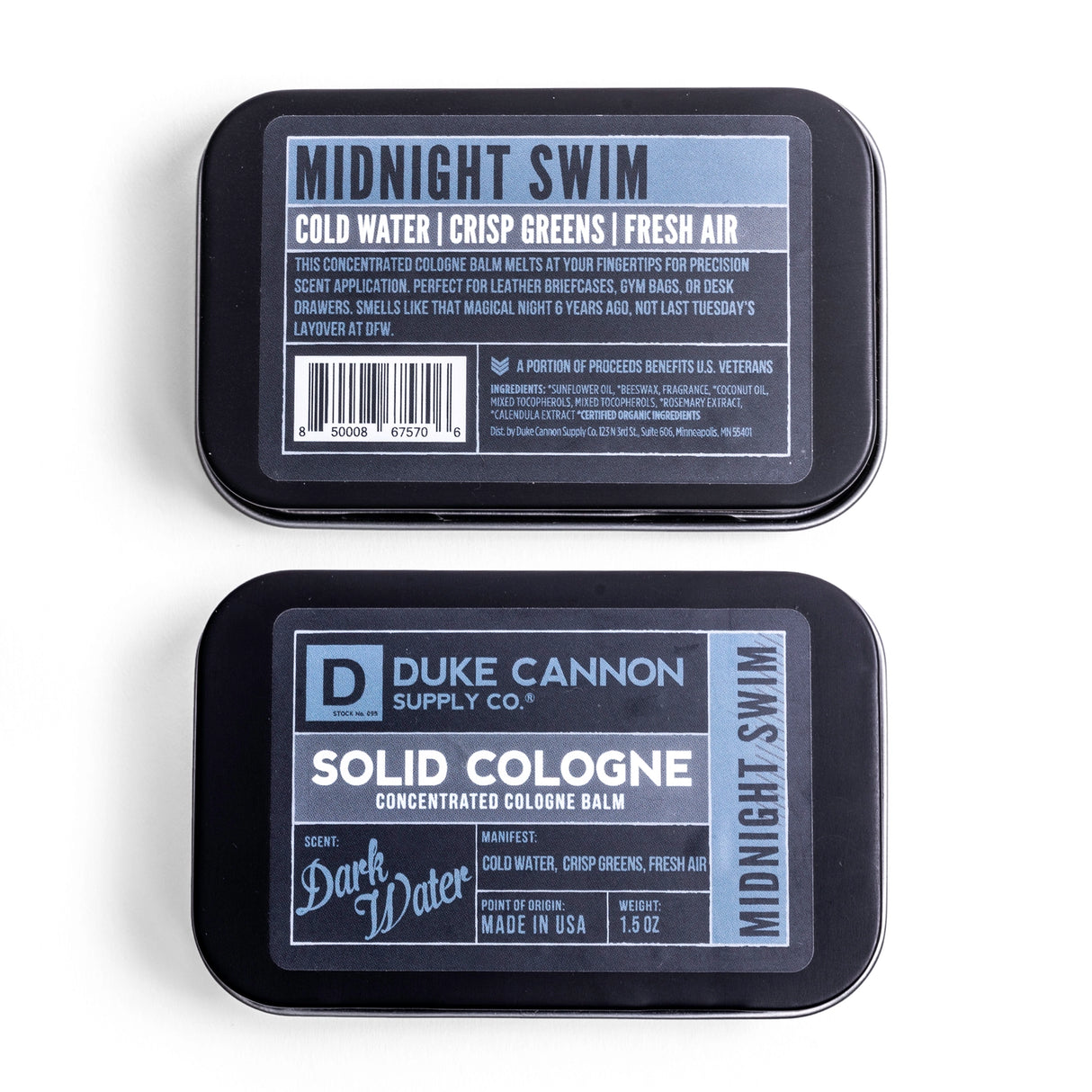 Midnight Swim Solid Cologne Balm | Duke Cannon
