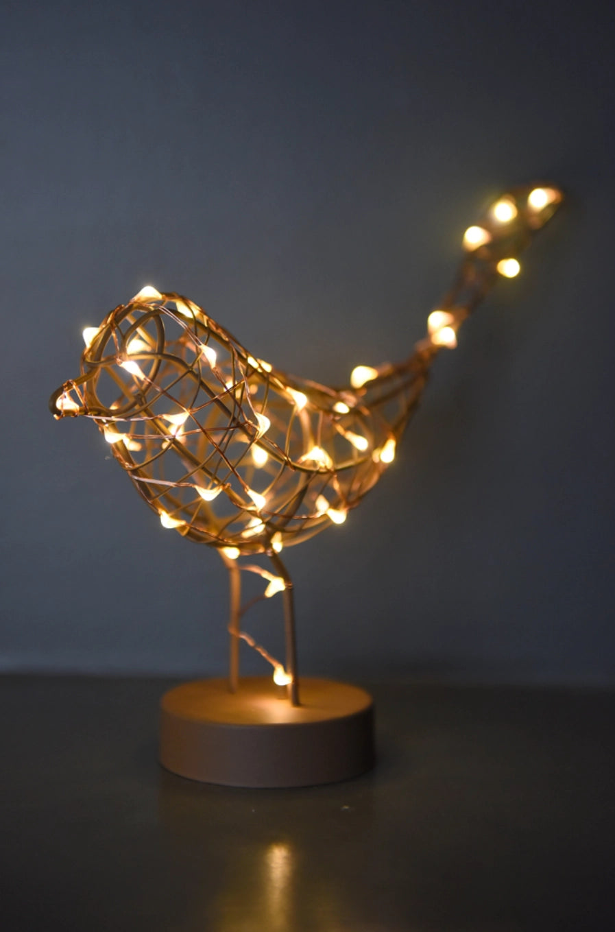 Robin Bird Wire LED Table Light