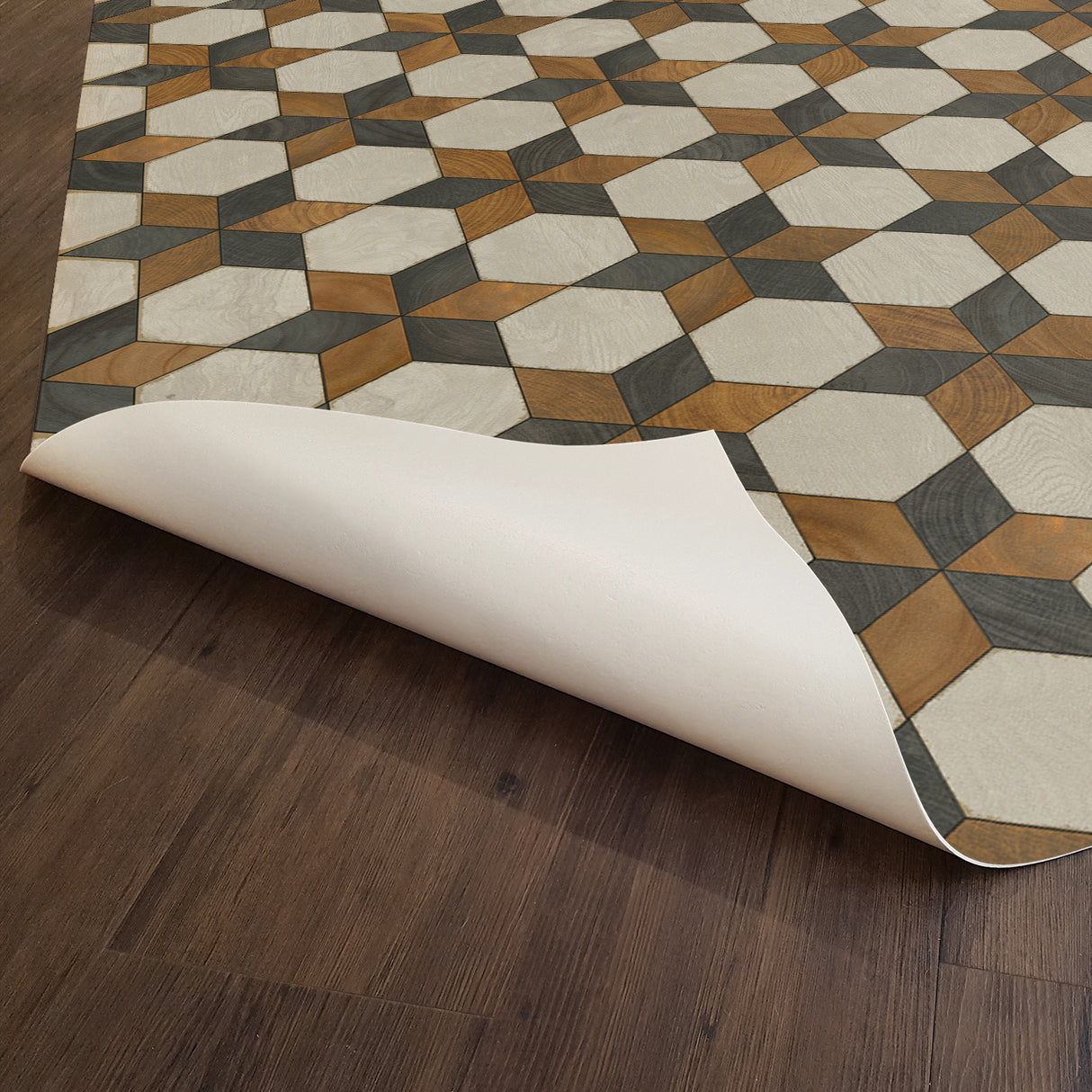 20'' x 30'' Vinyl Floorcloth (Artisanry – Illuminated – Neutron Star)