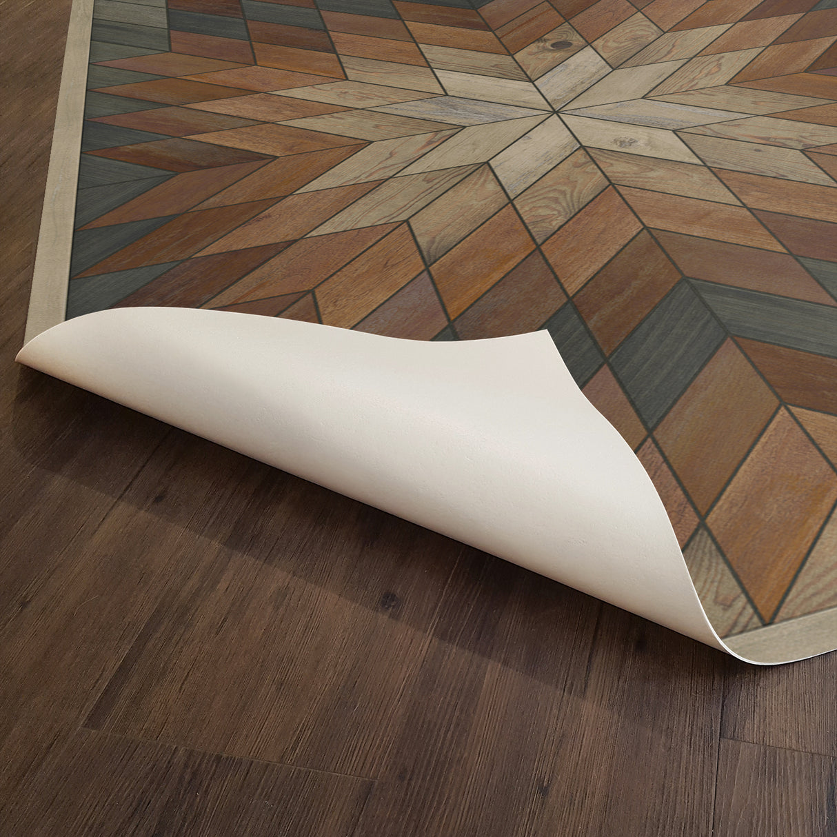 20'' x 30'' Vinyl Floorcloth (Norwegian – Wicklow – Glendalough)