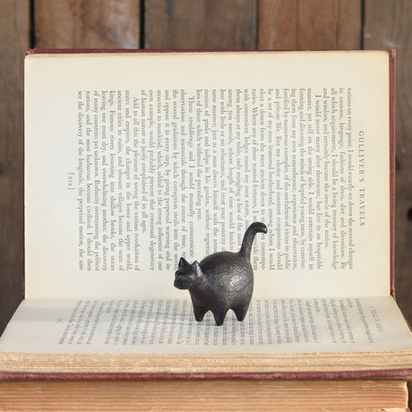 Cast Iron Botero Cat