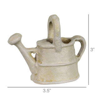 Cast Iron White Watering Can