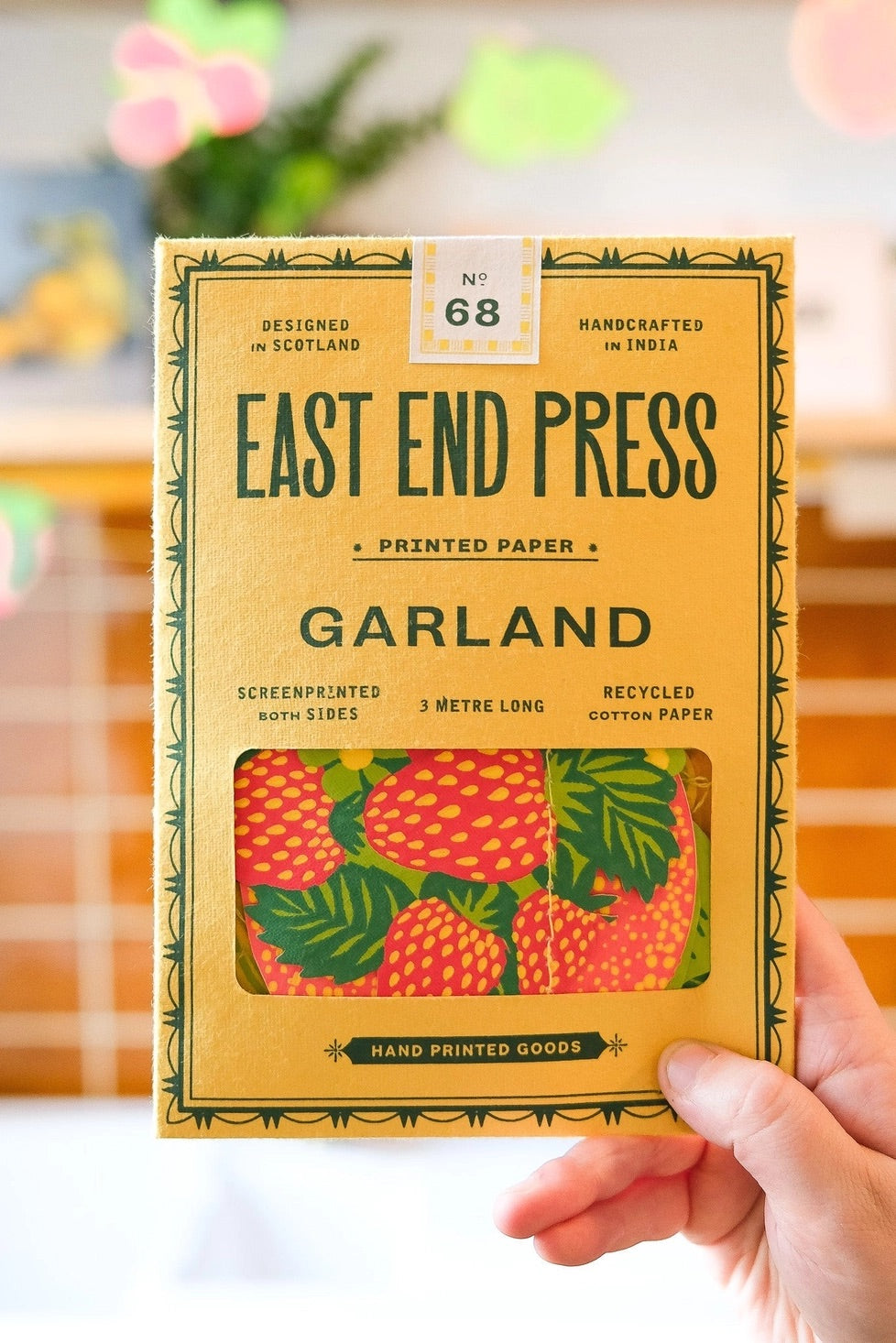 Hand-Sewn Fruit Paper Garland | East End Press