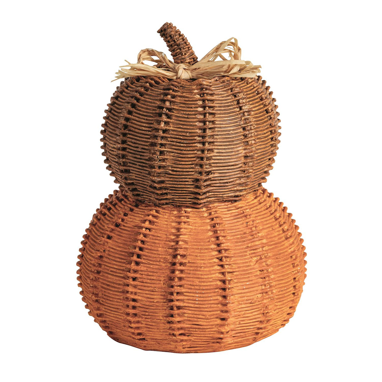 Woven Resin Pumpkin Stack