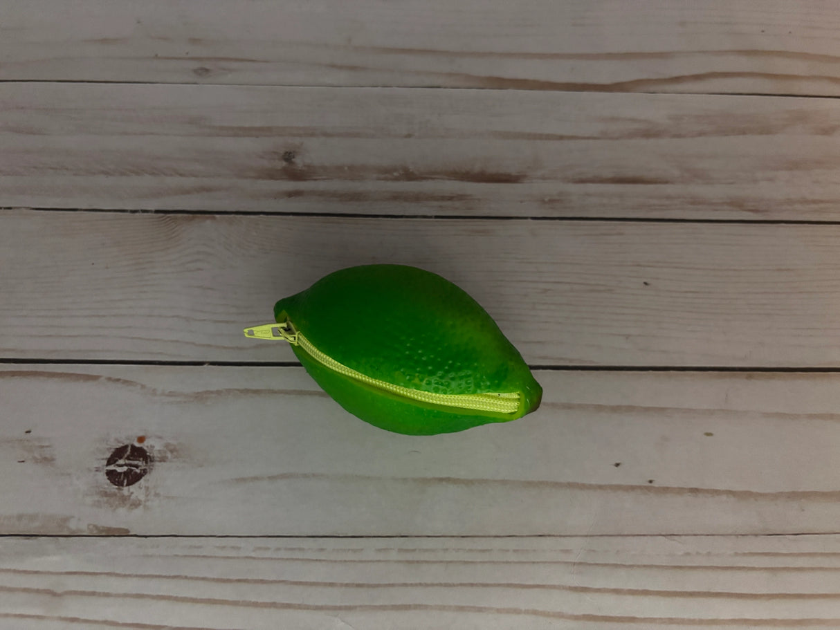 Lemon & Lime Zipper Coin Purse