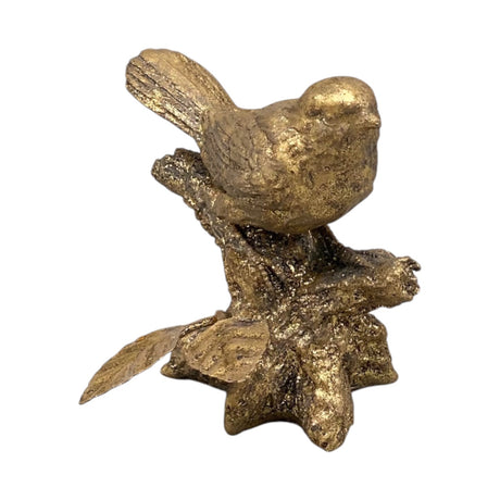 Antiqued Golden Bird Resin Figurines | 3 Styles