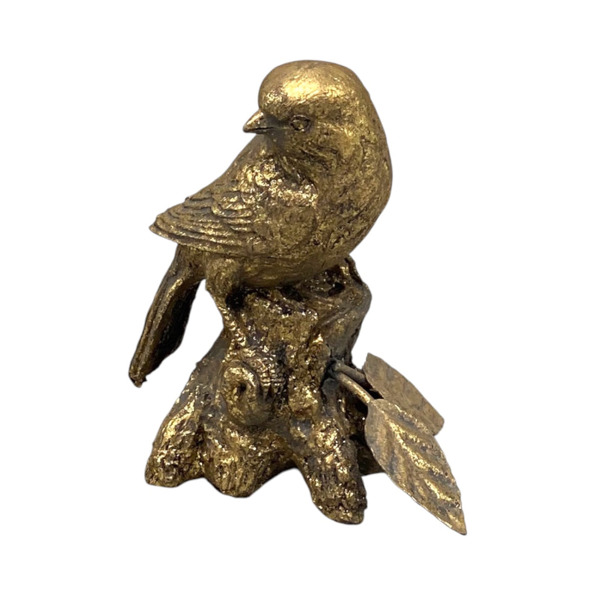 Antiqued Golden Bird Resin Figurines | 3 Styles