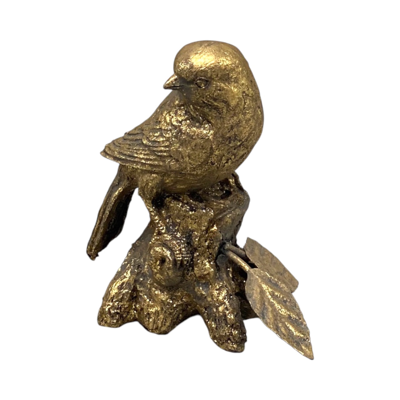 Antiqued Golden Bird Resin Figurines | 3 Styles