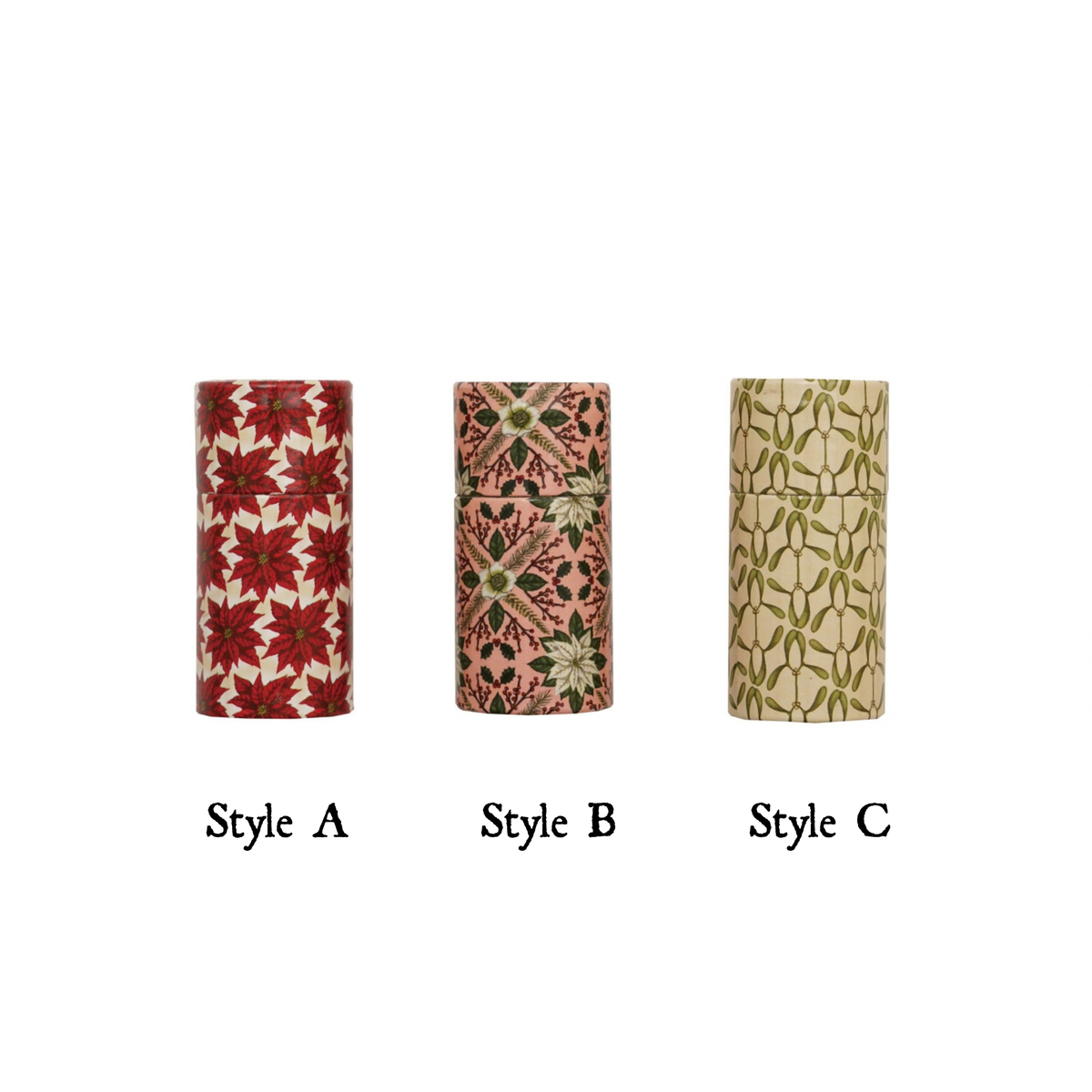 Christmas Botanical Safety Matches