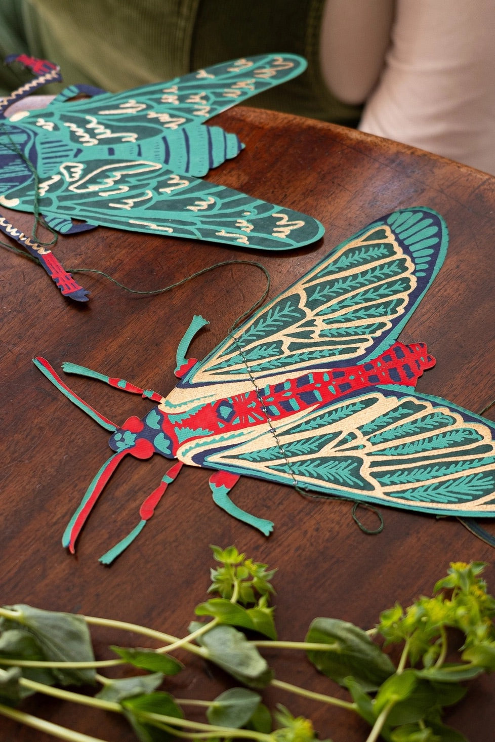 Hand-Sewn Insects Paper Garland | East End Press