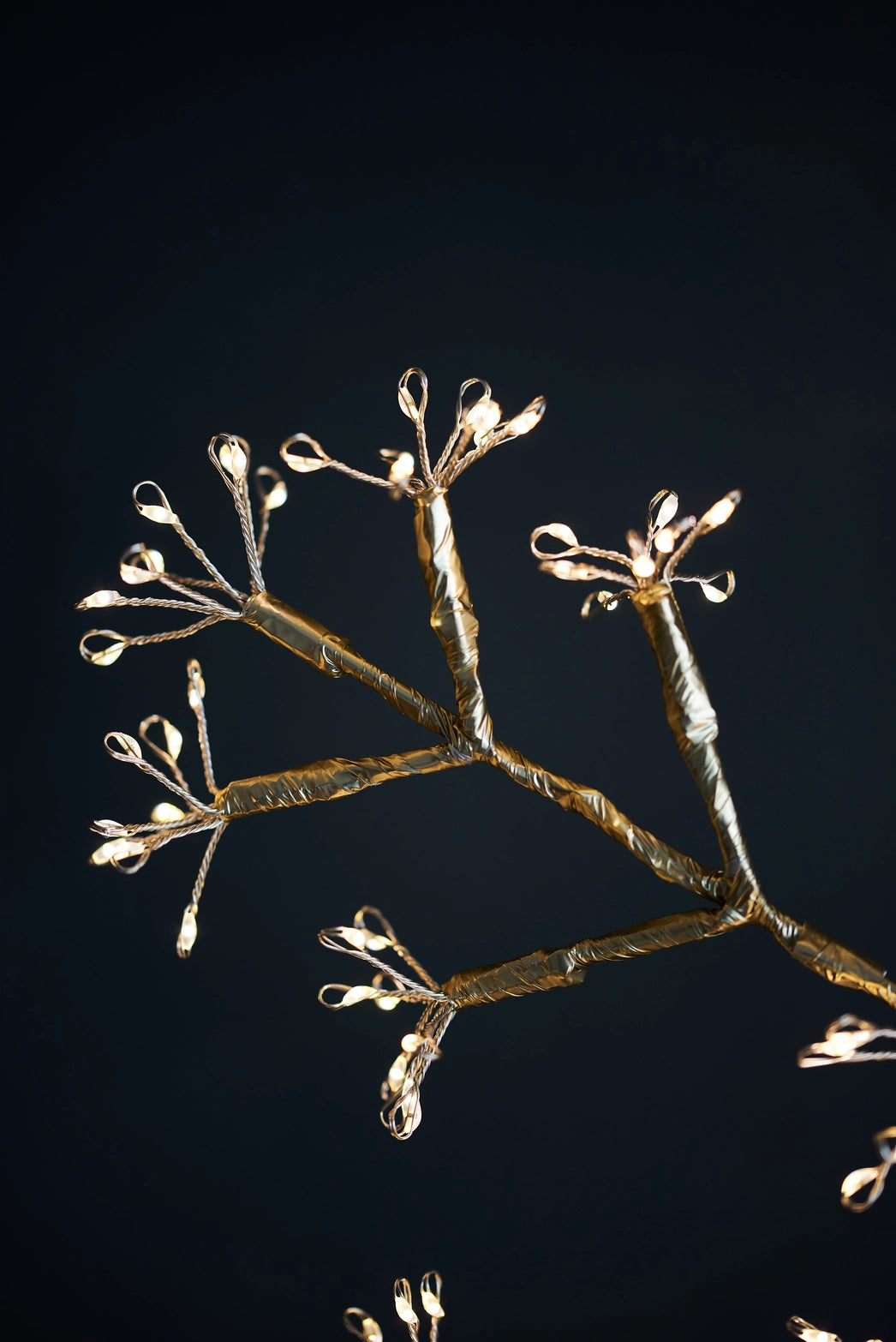 Champagne Snowflake LED Hanging Light