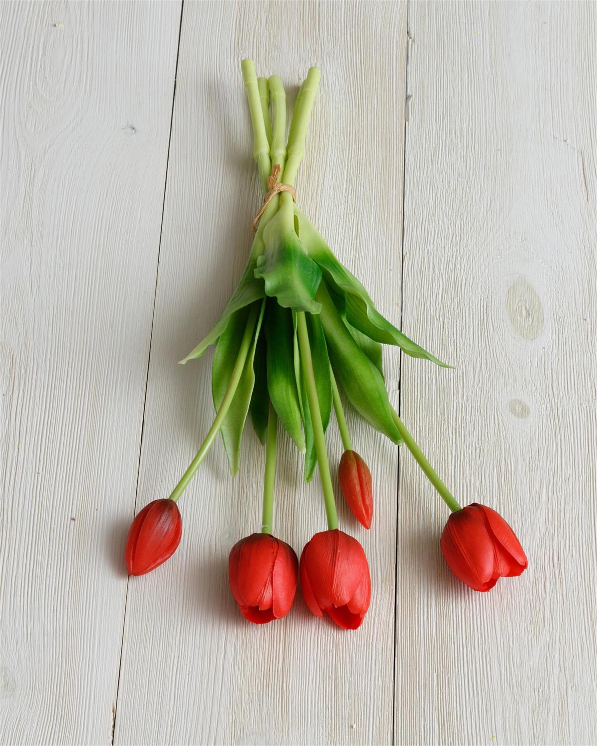 Real Touch Tulip Bundle Bouquet | 5 Colors