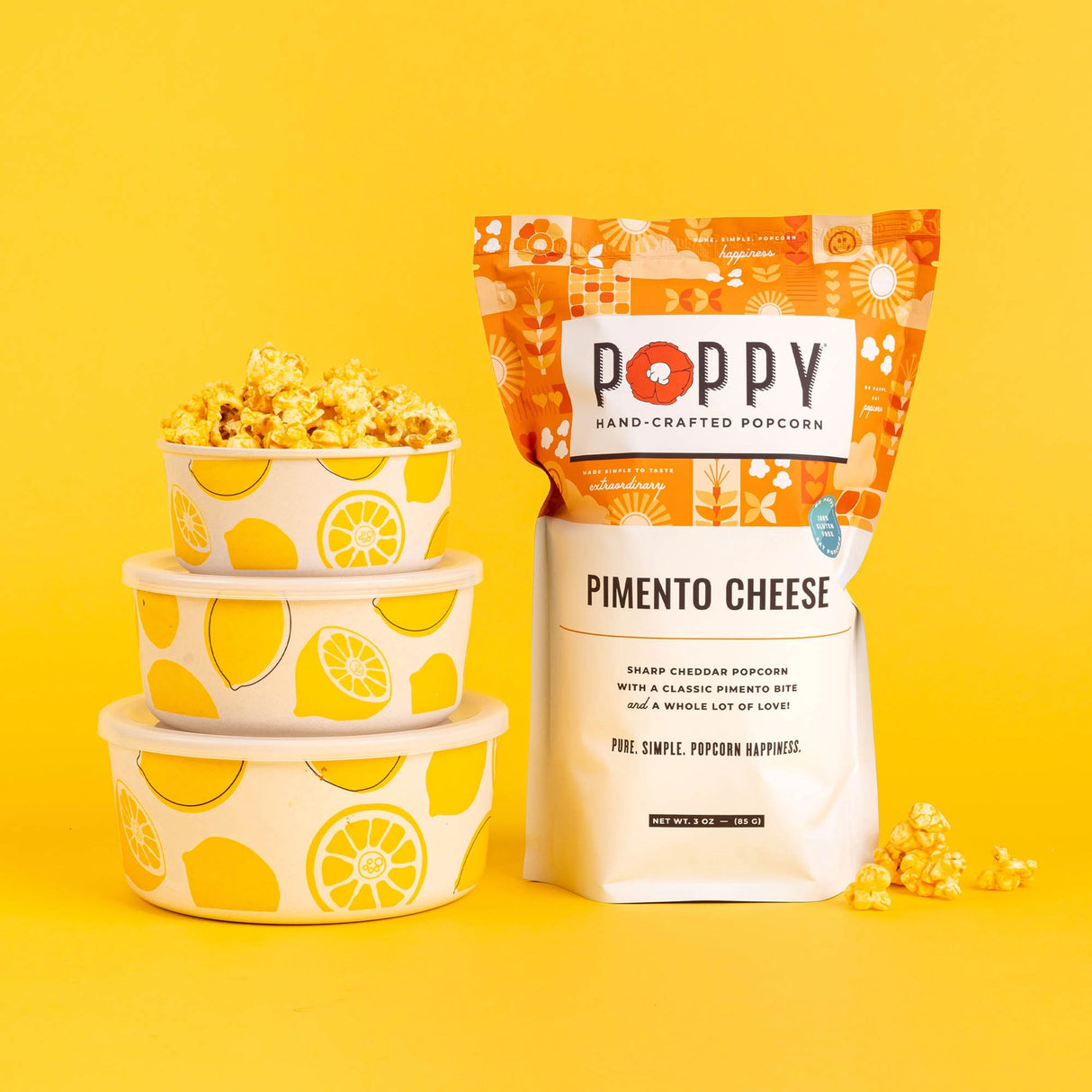 Pimento Cheese Flavor | Poppy Hand-Crafted Popcorn