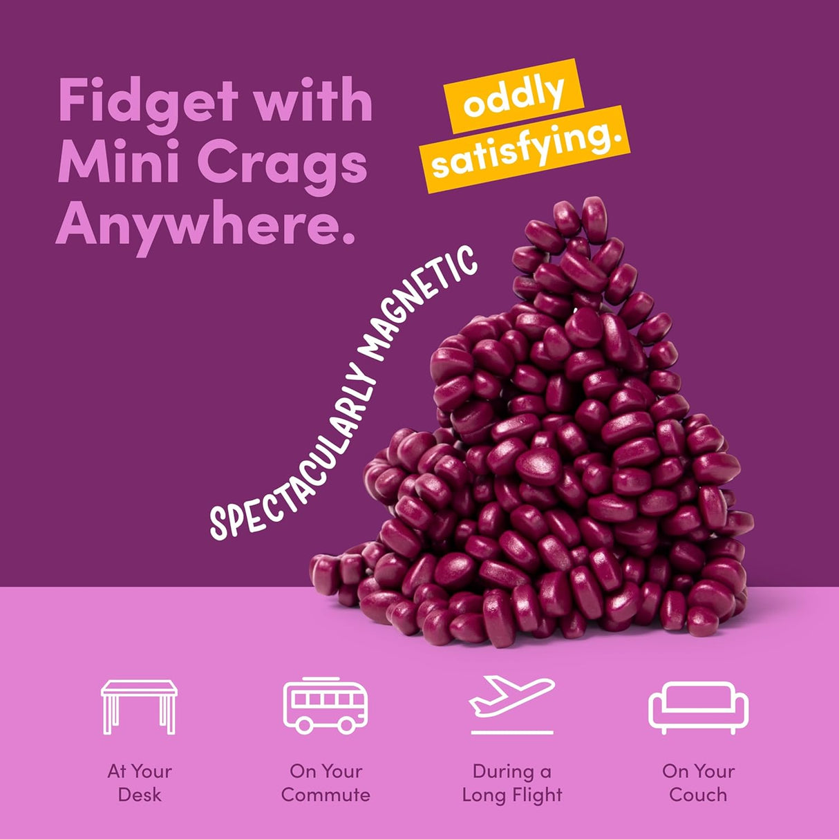 Iris Purple Crags Magnetic Fidget Putty | Speks