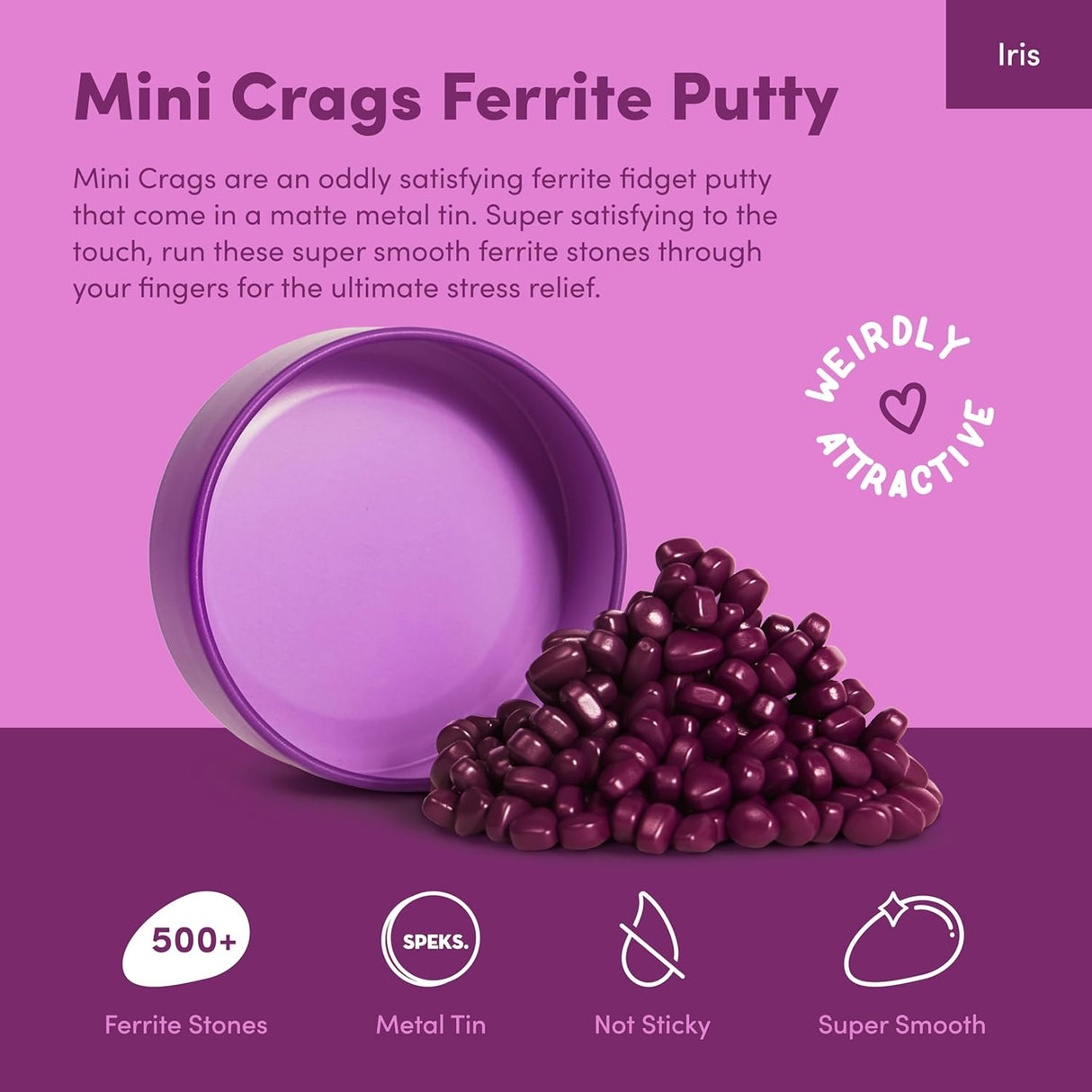 Iris Purple Crags Magnetic Fidget Putty | Speks