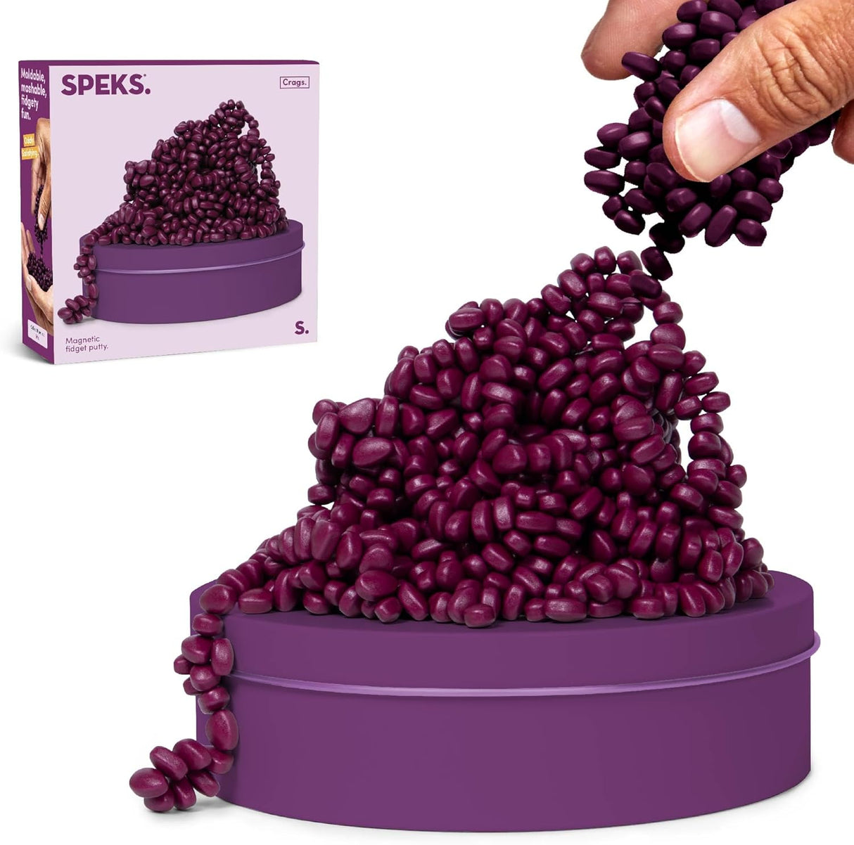 Iris Purple Crags Magnetic Fidget Putty | Speks