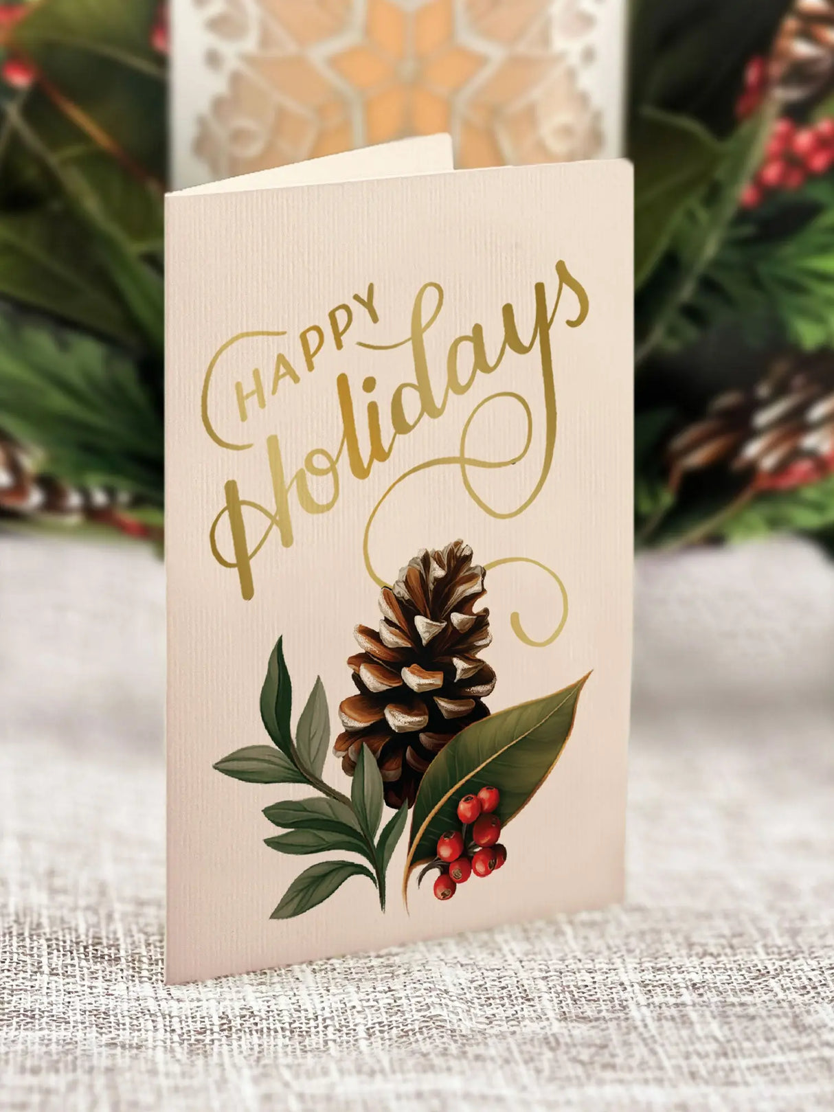 Glowing Holiday Candle Pop-Up Card | FreshCut Paper