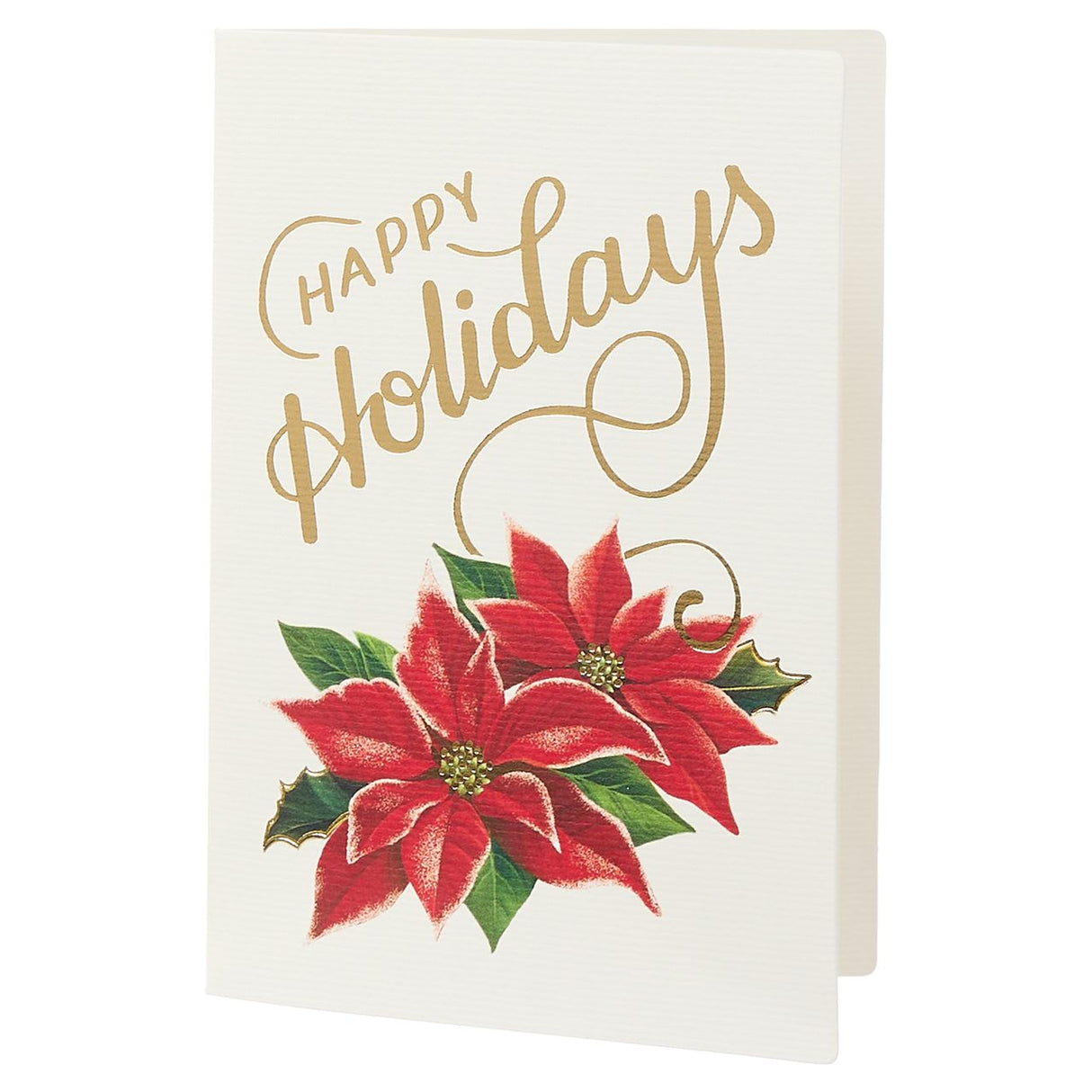 Festive Poinsettia Bouquet Pop-Up Card | FreshCut Paper