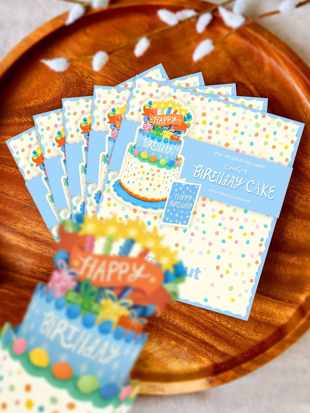 Mini Confetti Birthday Cake Pop-Up Card | FreshCut Paper