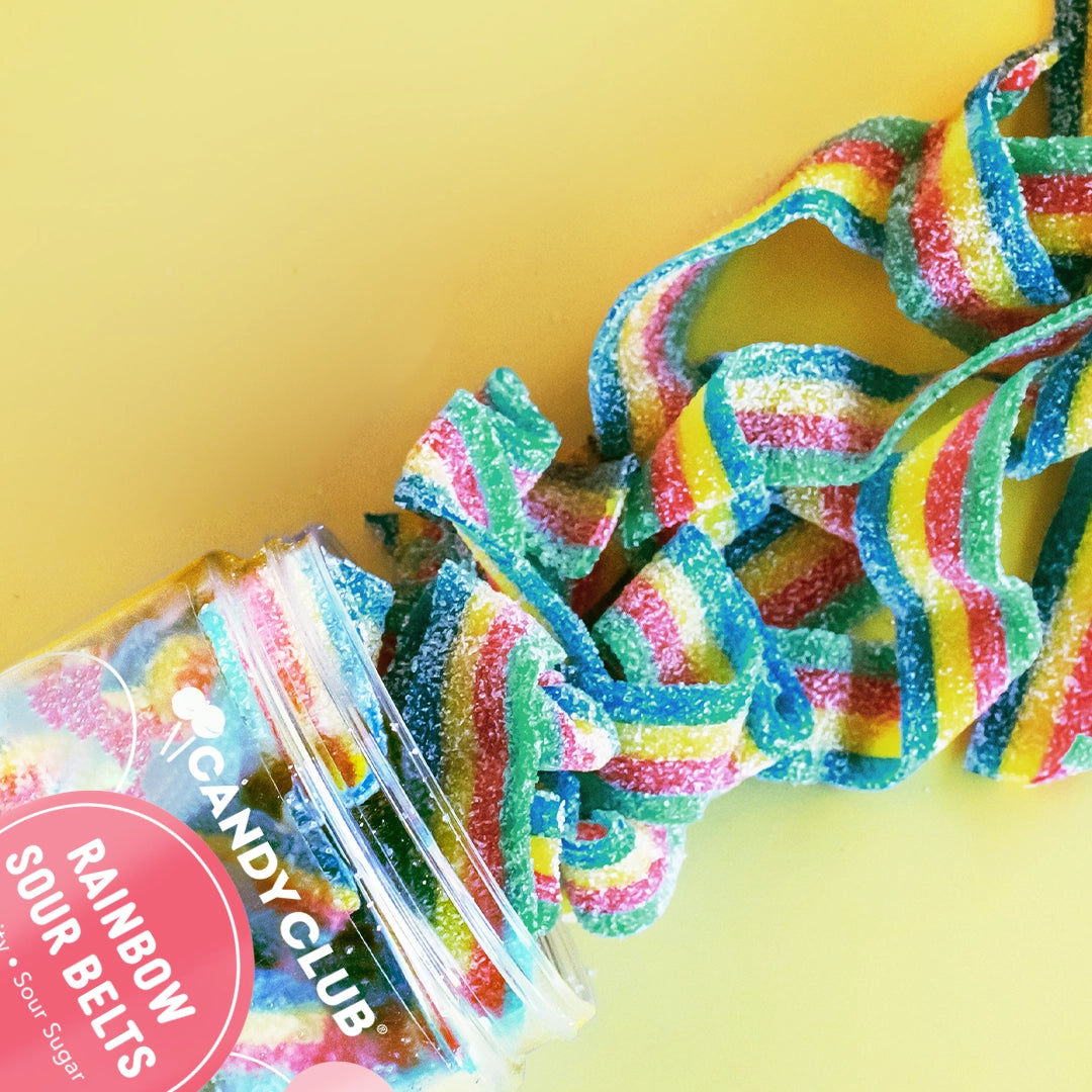Rainbow Sour Belts | Candy Club