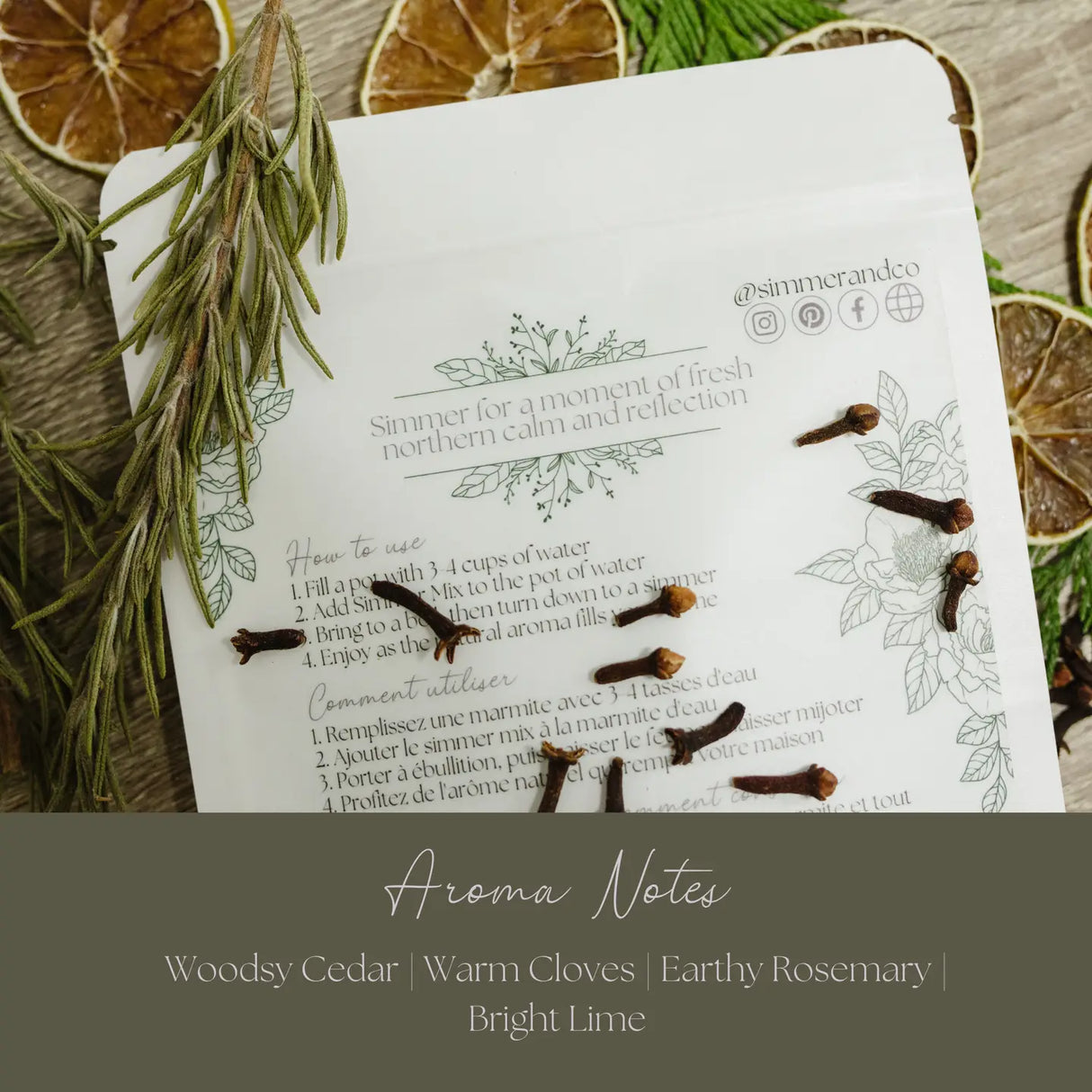 Be Northern Winter Simmer Mix | Natural Stovetop Potpourri