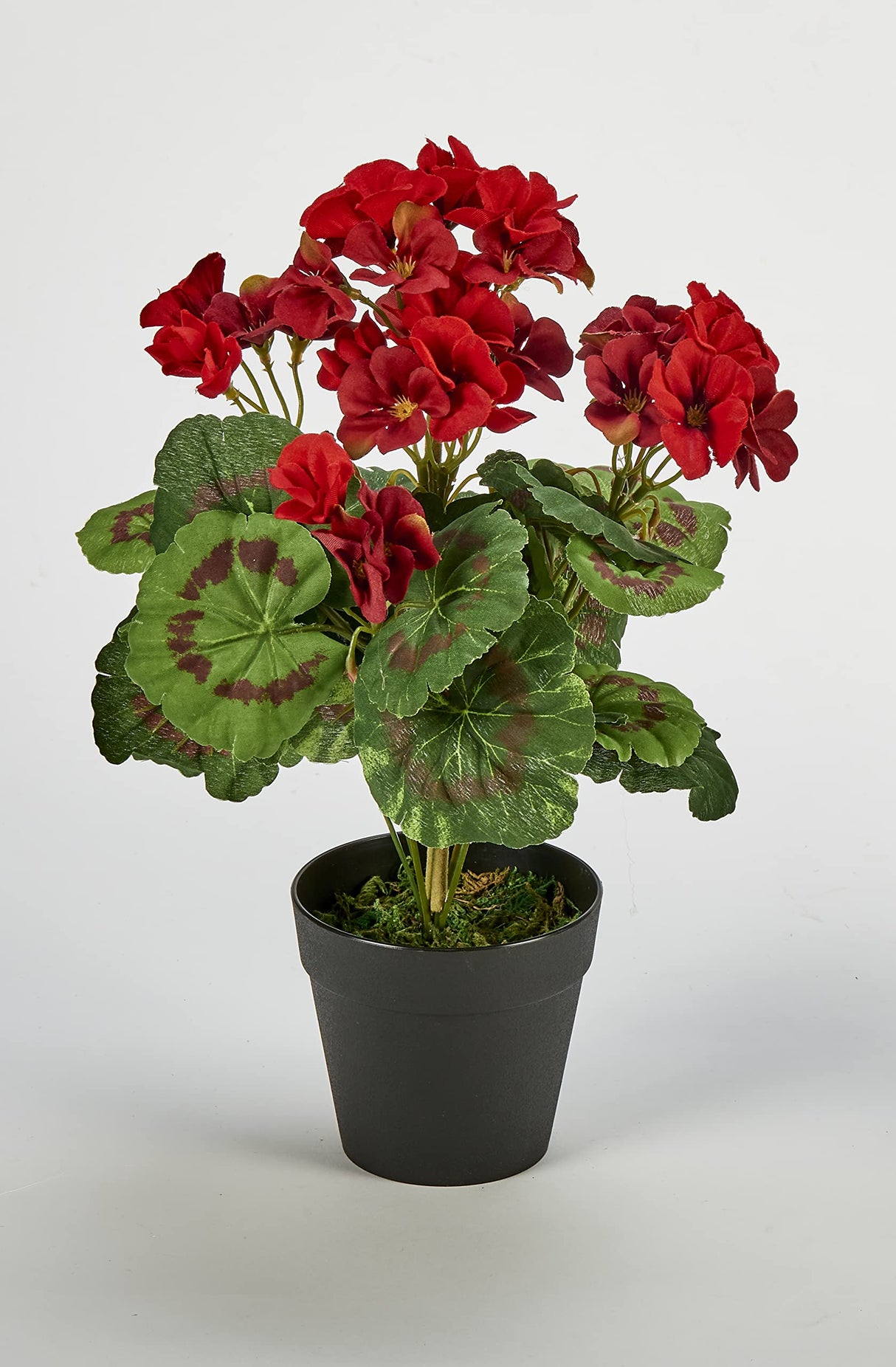 Artificial Potted Geranium Flower | 3 Colors
