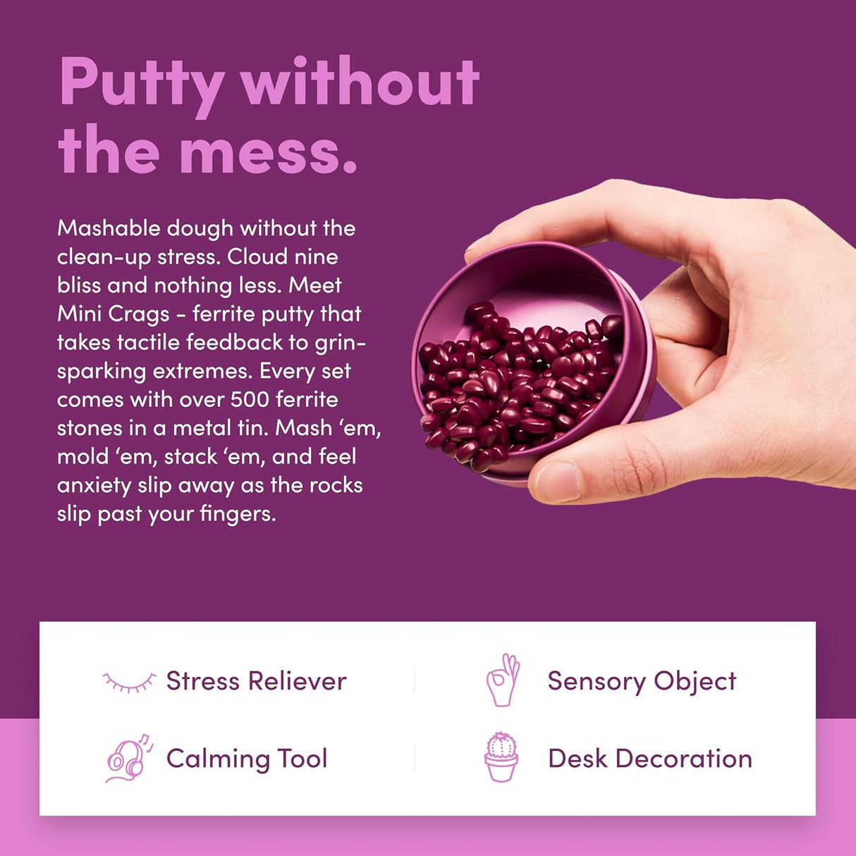 Iris Purple Crags Magnetic Fidget Putty | Speks