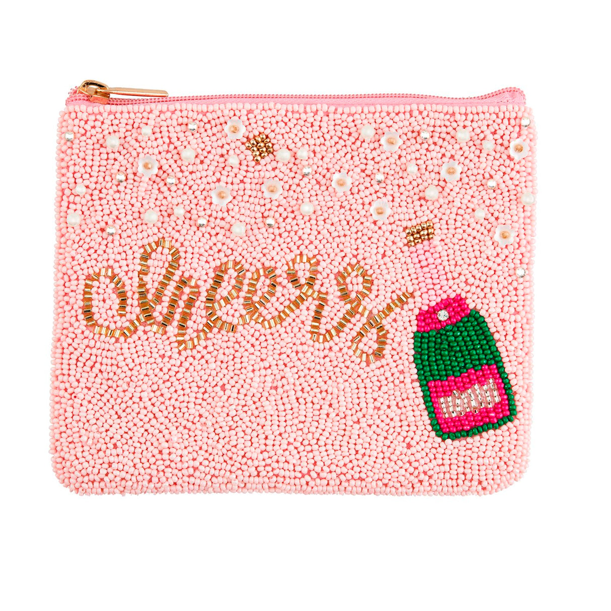Beaded Holiday Gift Zip Pouches | 3 Styles