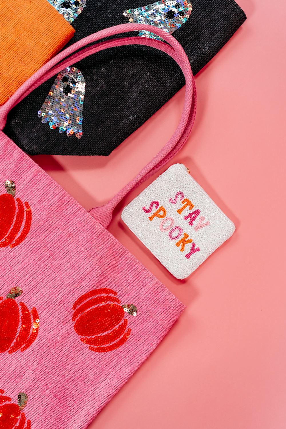 Halloween Beaded Zip Pouches | 3 Styles