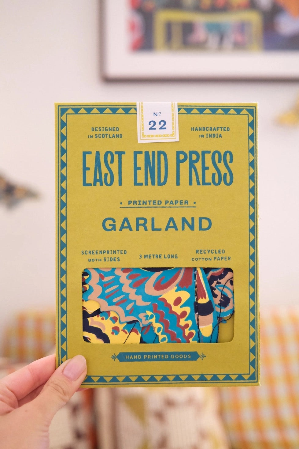 Hand-Sewn Moths Paper Garland | East End Press