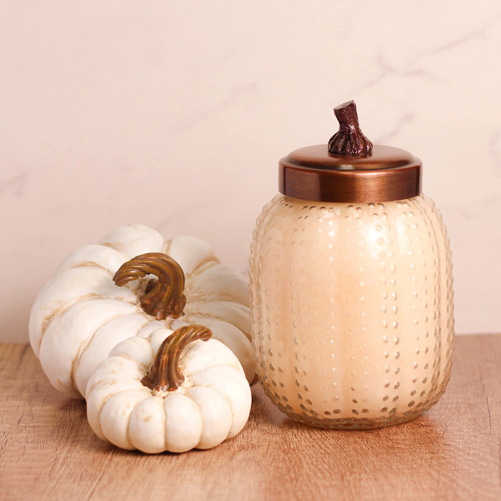 Pumpkin Swirl Large Pumpkin Jar Candle