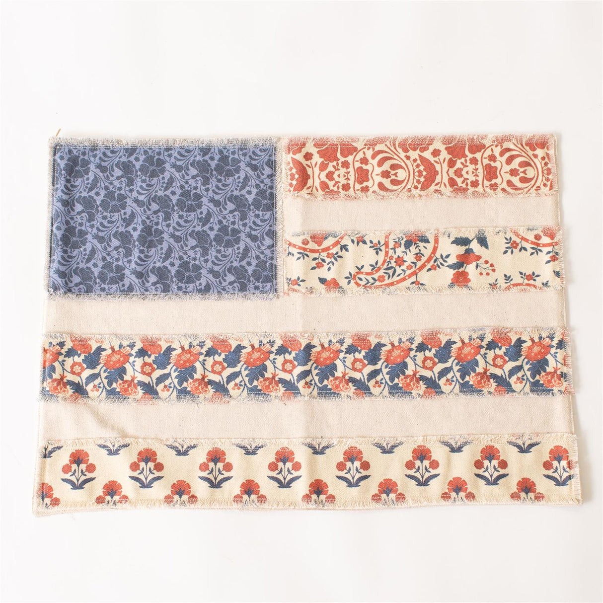 Patchwork American Flag Placemat