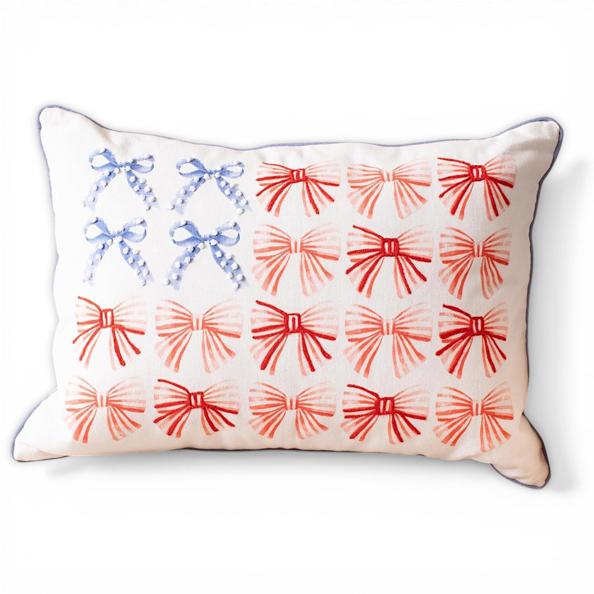 Liberty Ribbons & Bows Lumbar Pillow